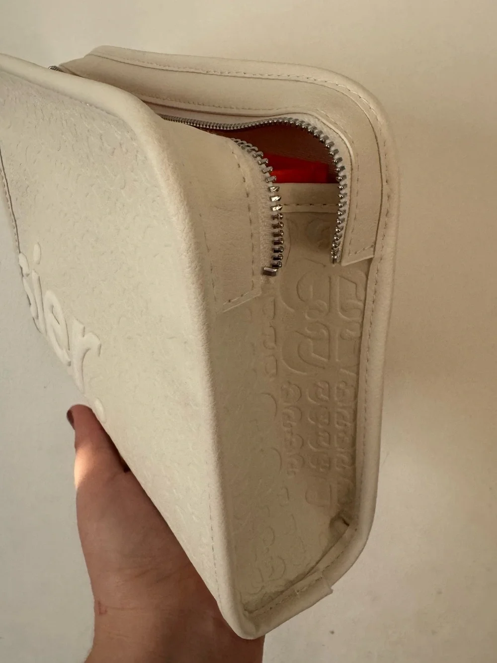 Limited Edition Glossier Leather Makeup Bag